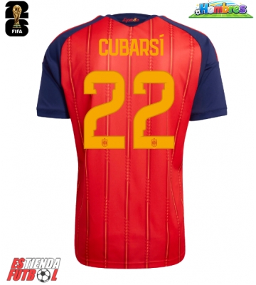 España Pau Cubarsi #22 Primera Equipación Mundial 2026 Manga Corta